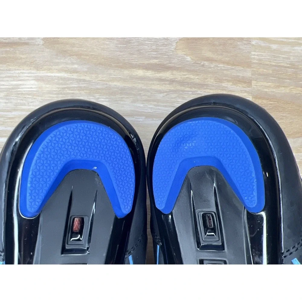 Kescoo Cycling Shoes EU 40 Unisex Black Blue SPD Cleats Installed‎ New Spin Road